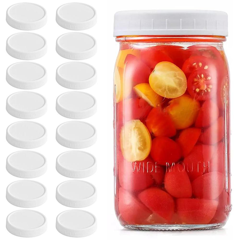 Bean Hopper Lid - 1/16pcs Reusable 86mm Plastic Mason Jar