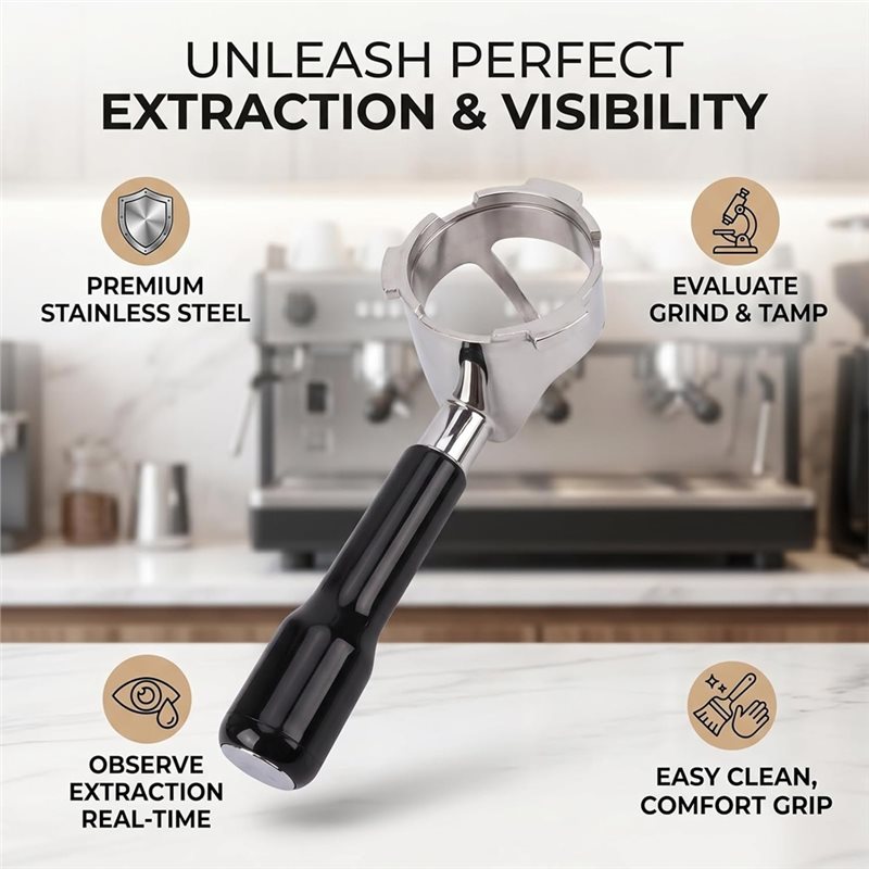 Equipment Of Coffee Machine - Bottomless Portafilter Replacement For Ninja Luxe