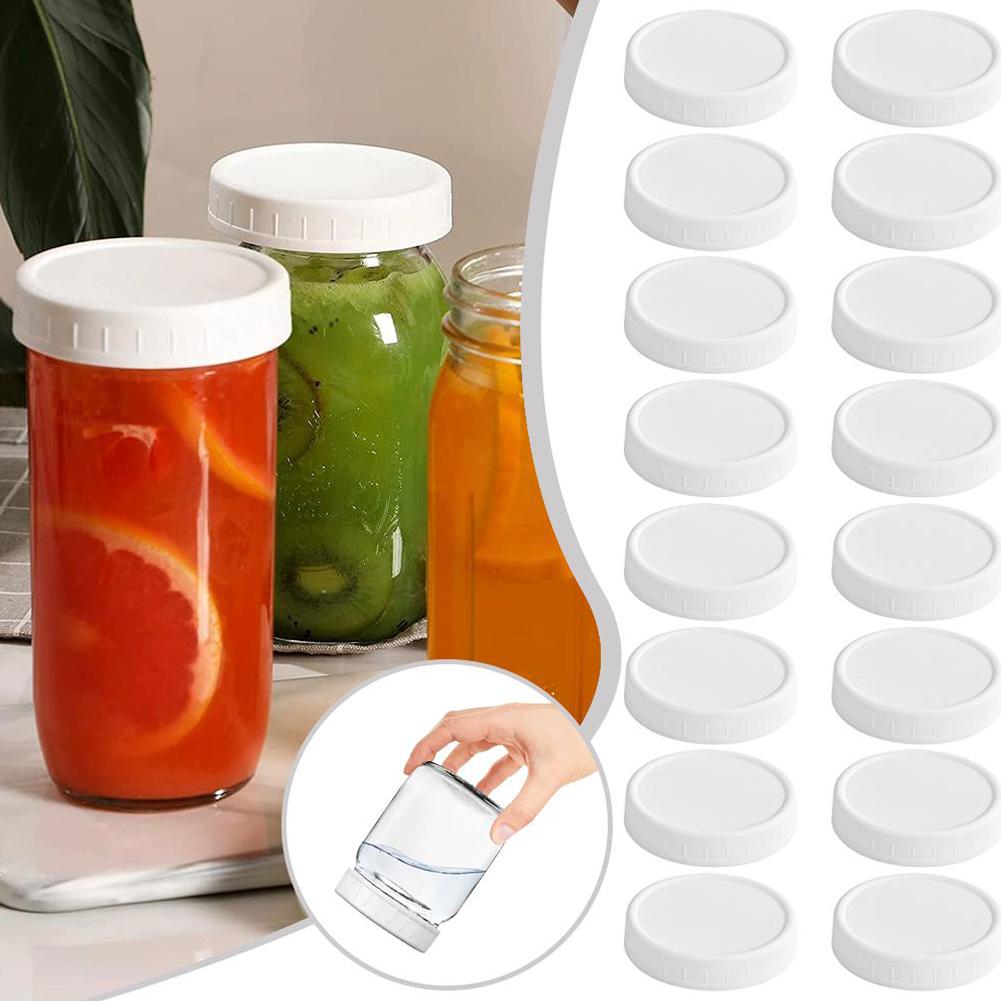 Bean Hopper Lid - 1/16PCS Mason-Jar Plastic Lids 70mm/86mm For