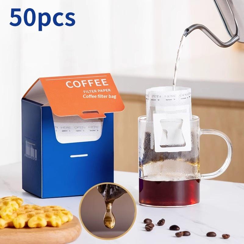 Coffee Equipment Travel Bag - 50 Sheets Disposable Coffee Filter Paper