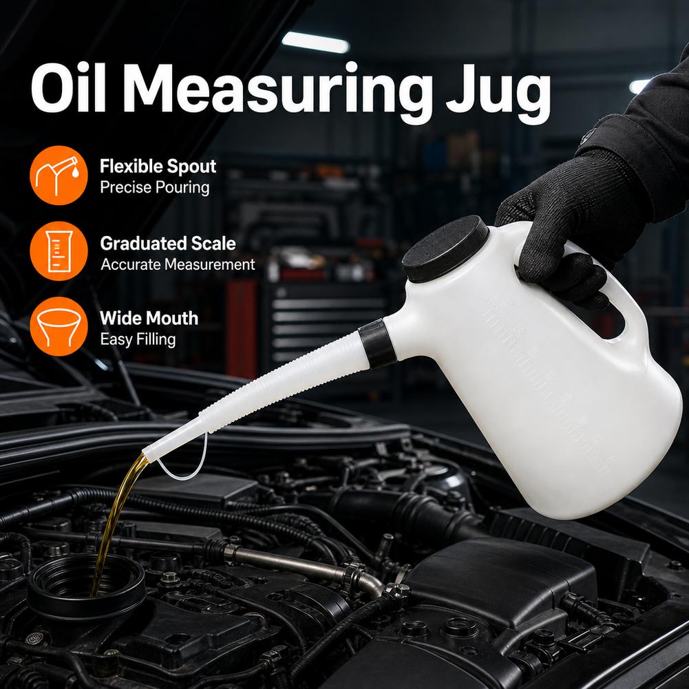 5L Oil Measuring Jug Flexible  - Bean Hopper Lid ulasan dan harga