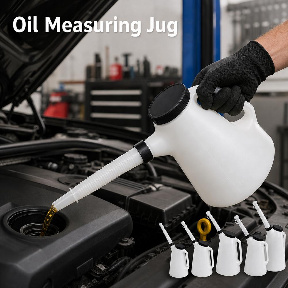 5L Oil Measuring Jug Flexible  - Bean Hopper Lid ulasan dan harga