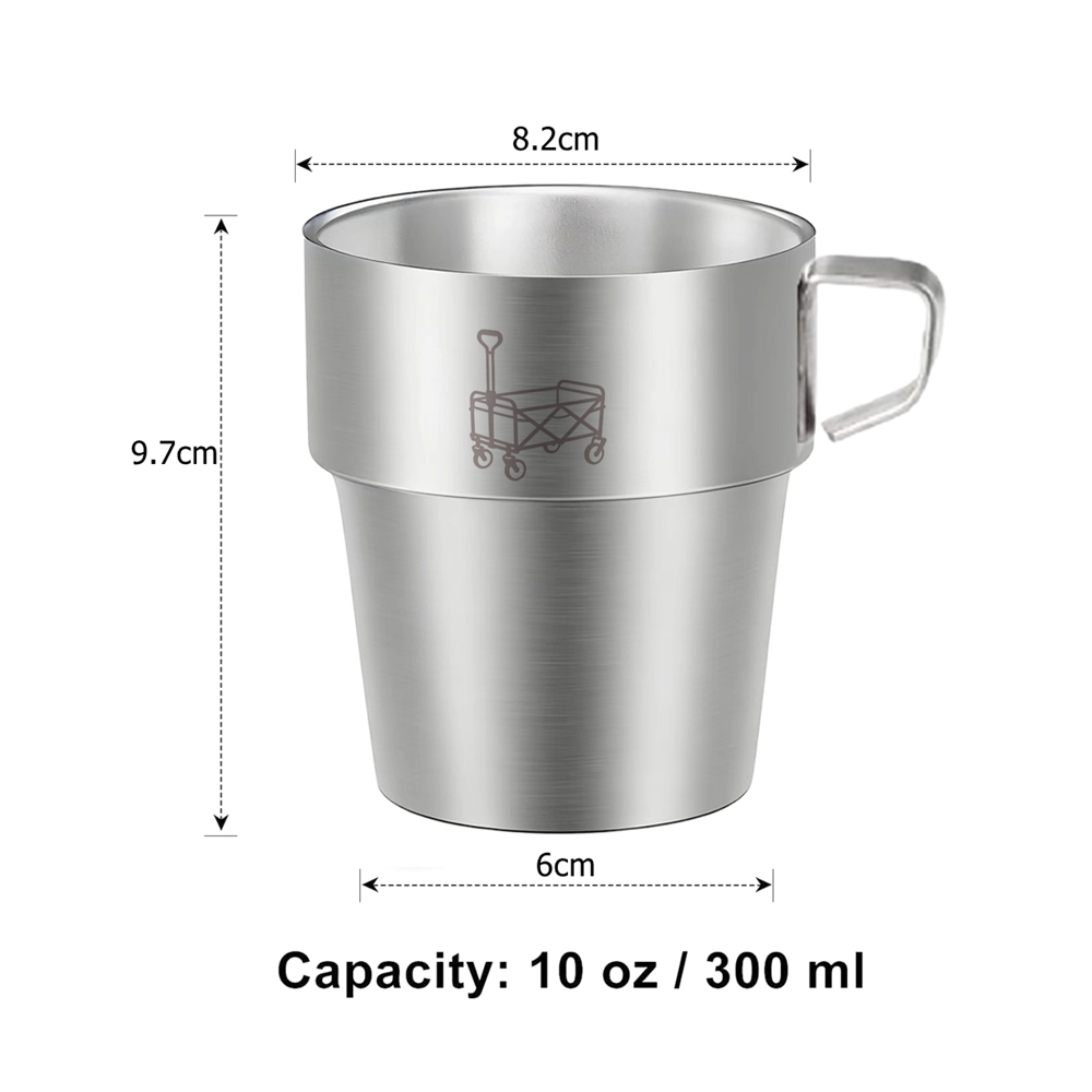 4 Pack Stainless Steel Camping - Coffee Equipment Travel Bag ulasan dan harga