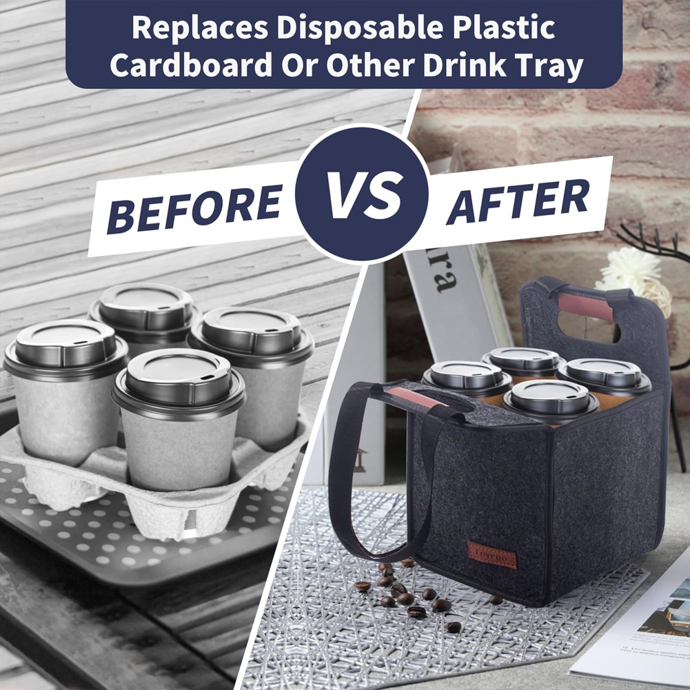 Insulated Drink Holder Folding - Coffee Equipment Travel Bag ulasan dan harga