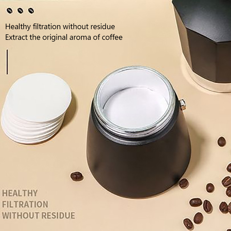 100Pcs Round Coffee Filter Pap - Quality Coffee Equipment ulasan dan harga